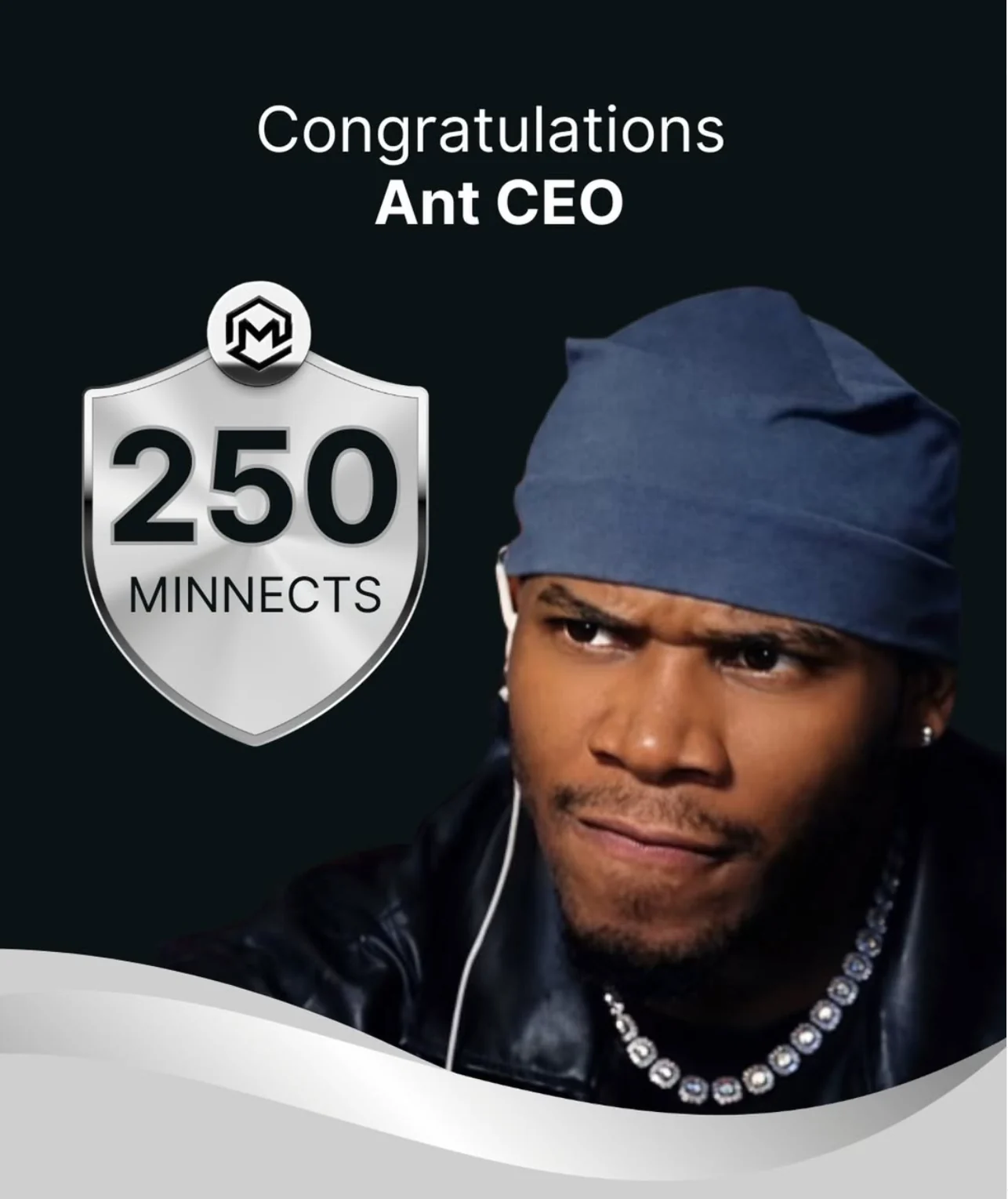 Ant CEO Minnect milestone